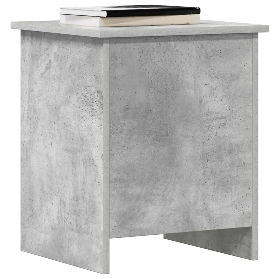 Coffre de rangement avec stockage Gris béton 40 x 40 x 50 cm - 3