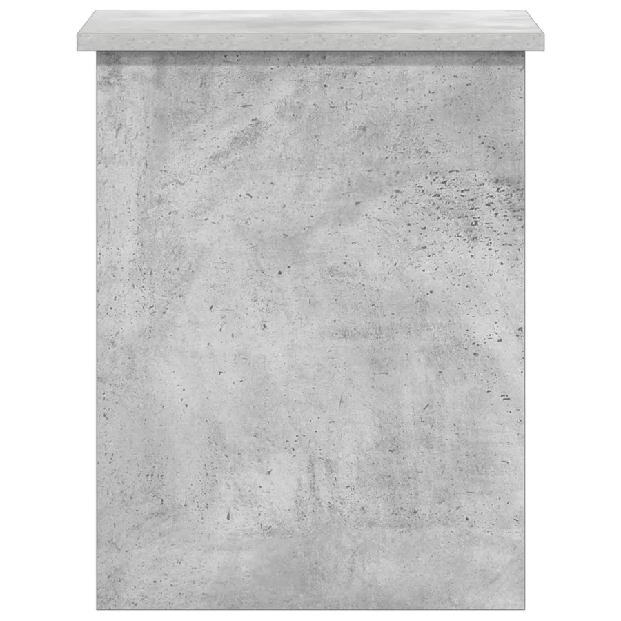Coffre de rangement avec stockage Gris béton 40 x 40 x 50 cm - 7