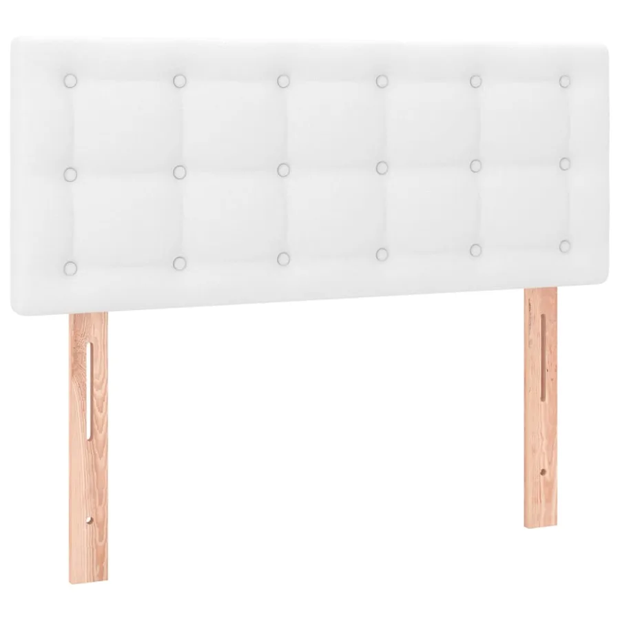 Tête de lit Blanc 90x5x78/88 cm Similicuir - 2