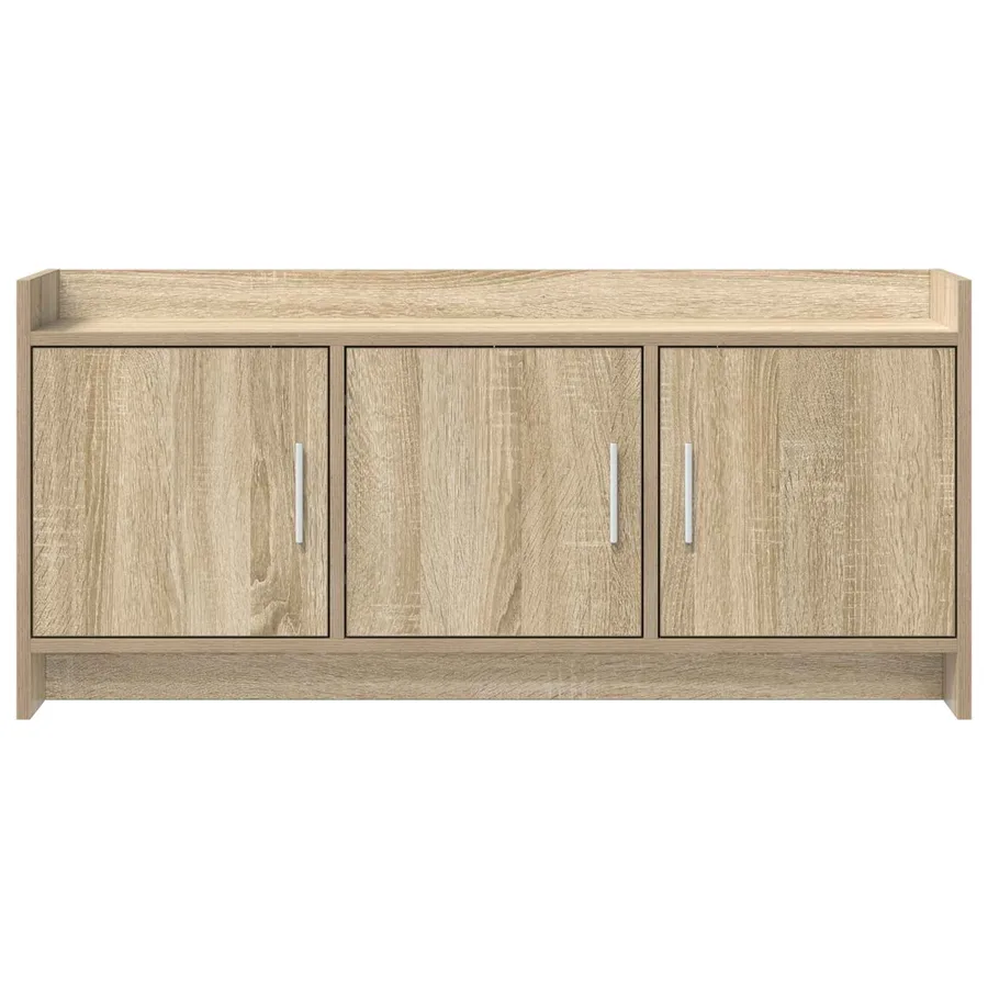 Meuble TV 102 x 33 x 47 cm Chêne Sonoma Bois d'ingénierie - 5