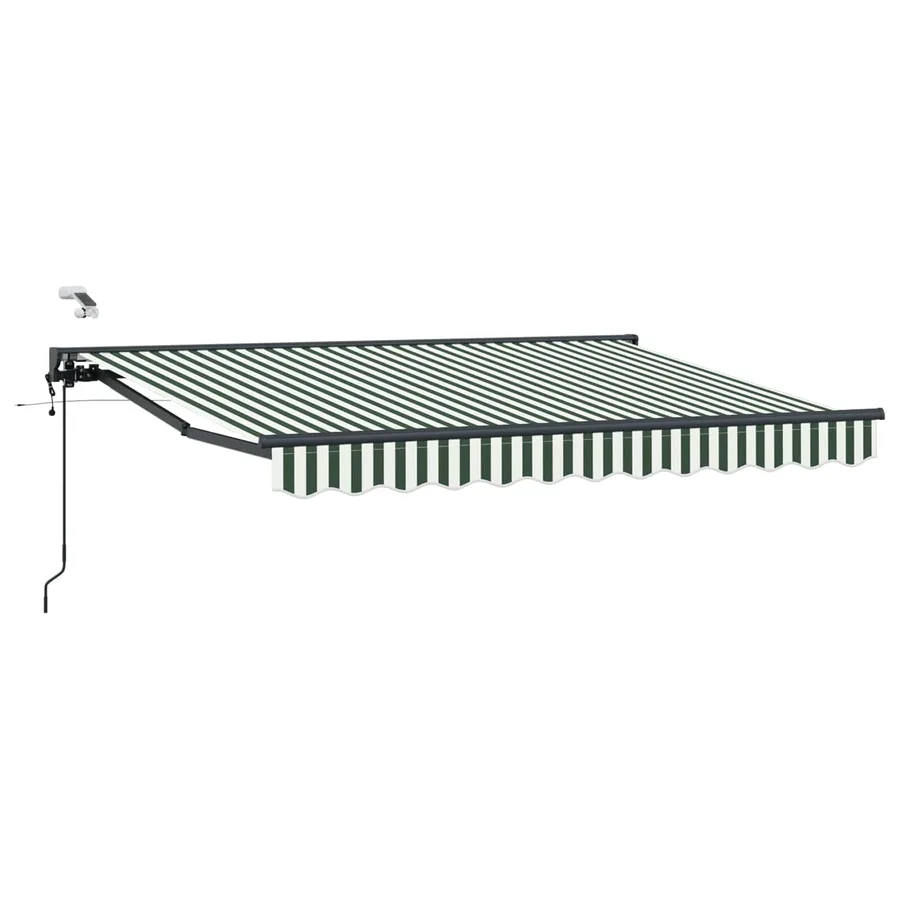 Auvent rétractable électrique Vert, Blanc, Anthracite 3 x 2 m - 2