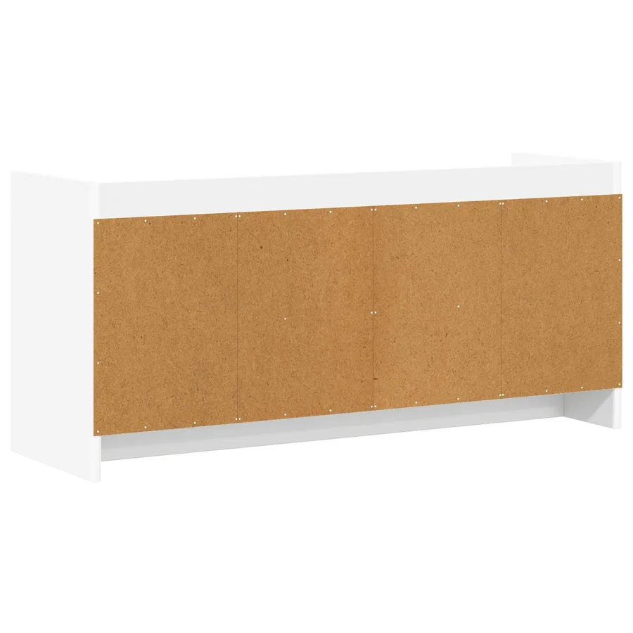 Meuble TV 102 x 33 x 47 cm Blanc Bois d'ingénierie - 7