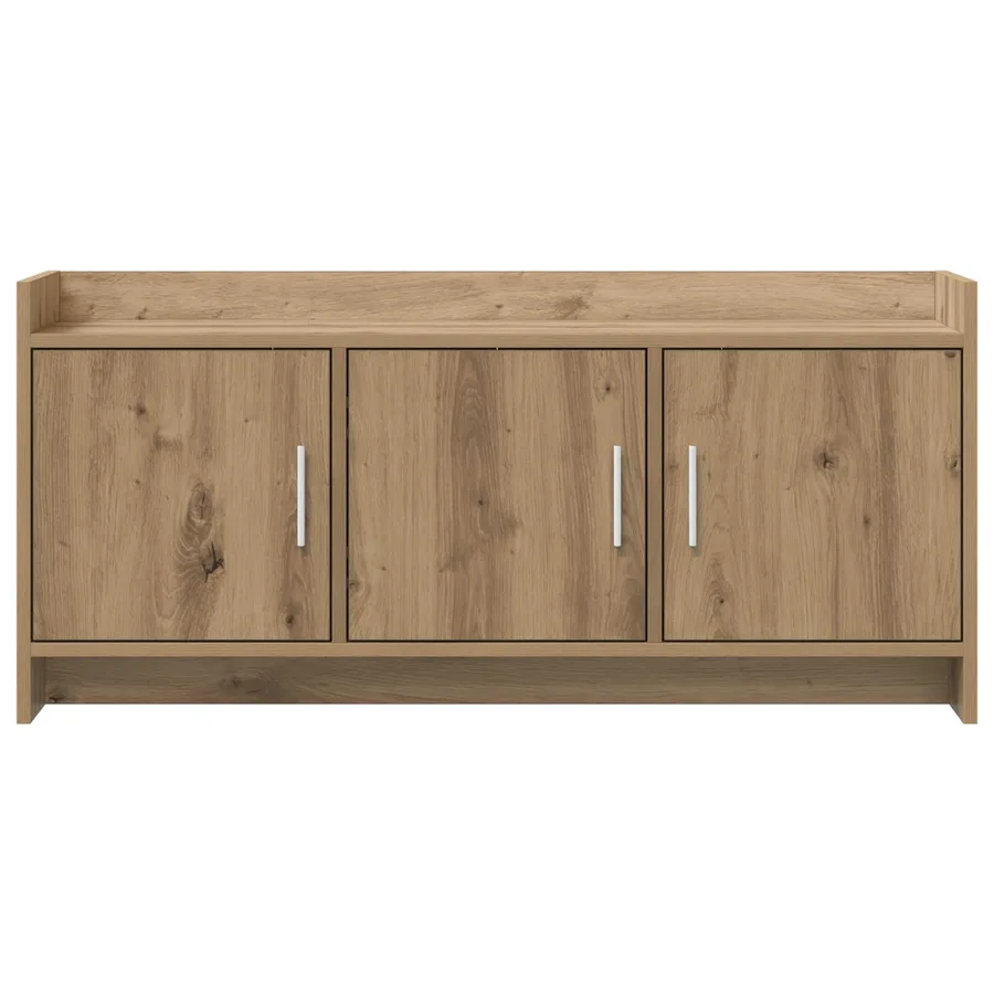 Meuble TV 102 x 33 x 47 cm Chêne artisanal Bois d'ingénierie - 5