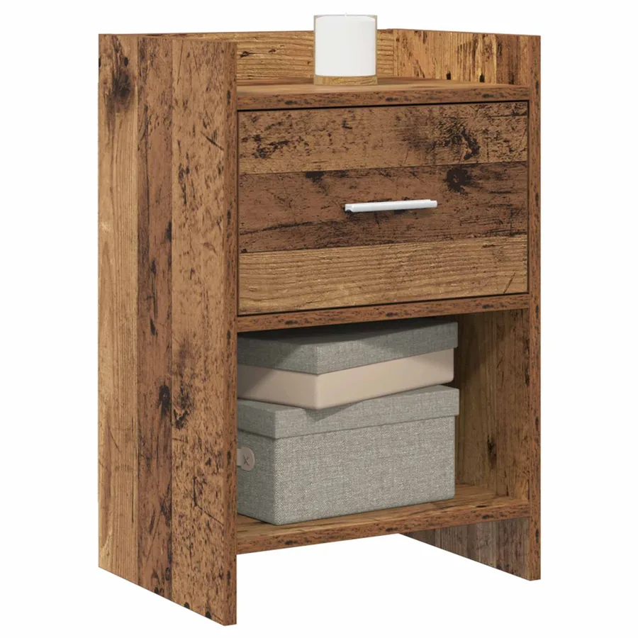 Tables de chevet 2 pcs Bois ancien 40 x 30 x 60 cm - 2