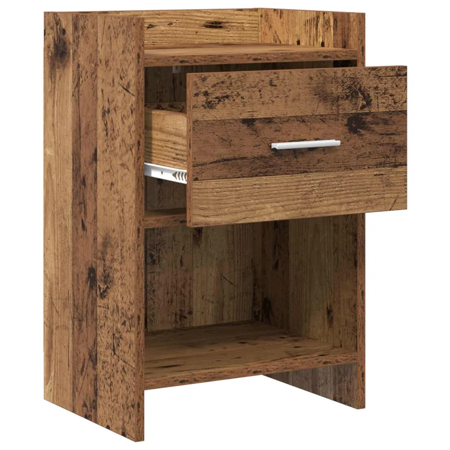 Tables de chevet 2 pcs Bois ancien 40 x 30 x 60 cm - 3