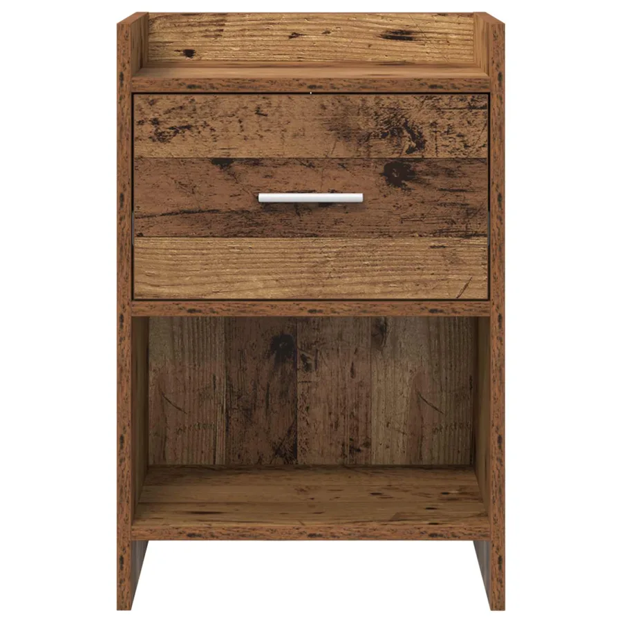 Tables de chevet 2 pcs Bois ancien 40 x 30 x 60 cm - 4
