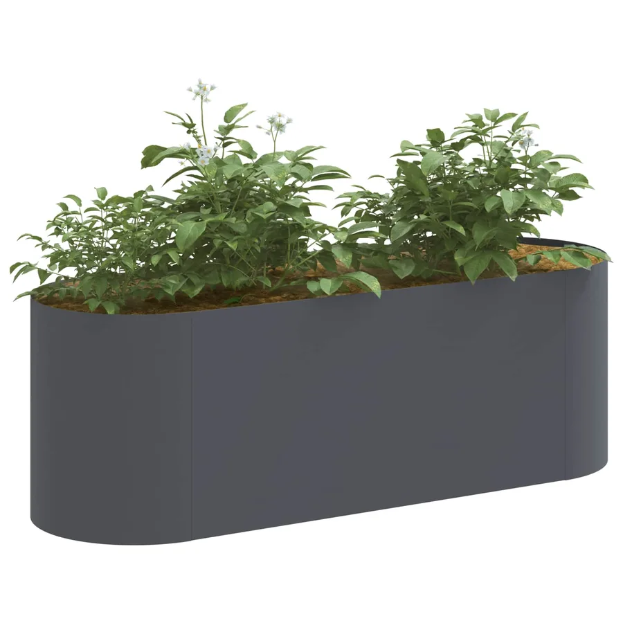 Jardin surélevé Anthracite 120 x 40 x 40 cm - 3