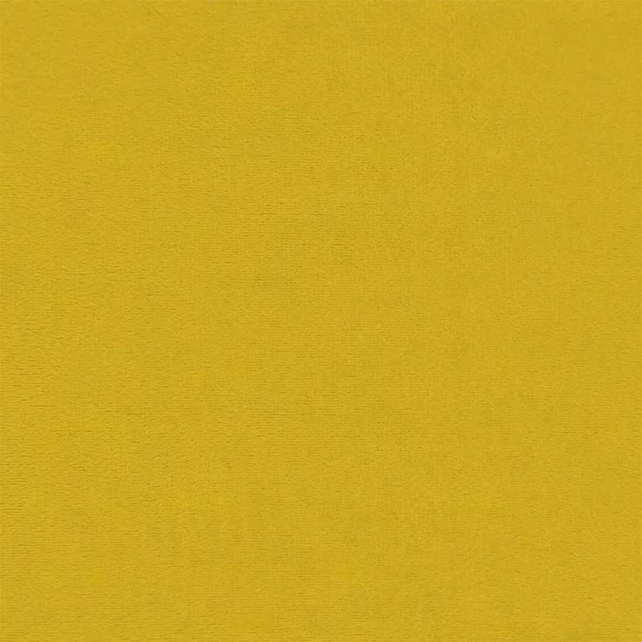 Banc rembourré avec dossier Jaune 110 x 60 x 76 cm Velours - 6