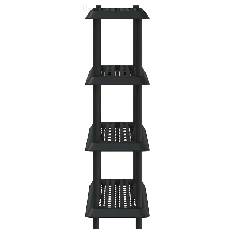 Unité de rangement 4 niveaux 100 x 40 x 136,5 cm PP Anthracite - 6