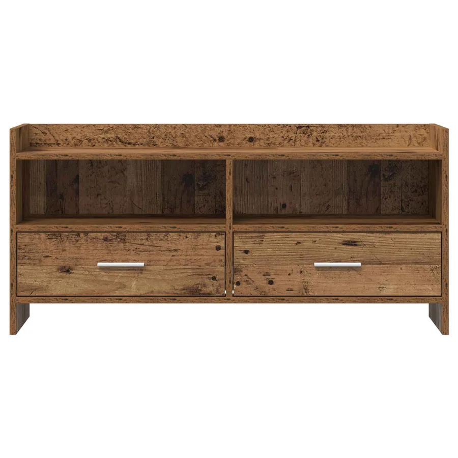Meuble TV 100 x 33 x 47 cm Bois ancien Bois d'ingénierie - 5