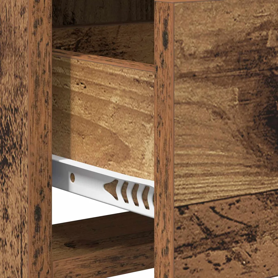Meuble TV 100 x 33 x 47 cm Bois ancien Bois d'ingénierie - 8