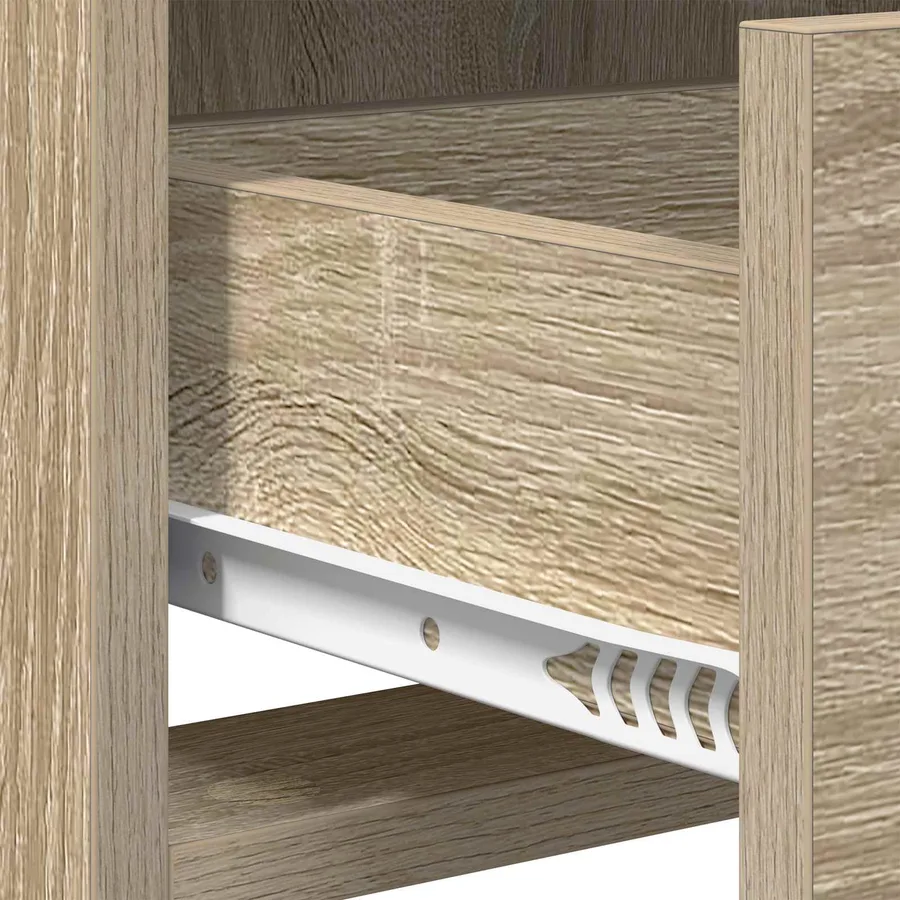 Meuble TV 71,5 x 33 x 47 cm Chêne Sonoma Bois d'ingénierie - 8