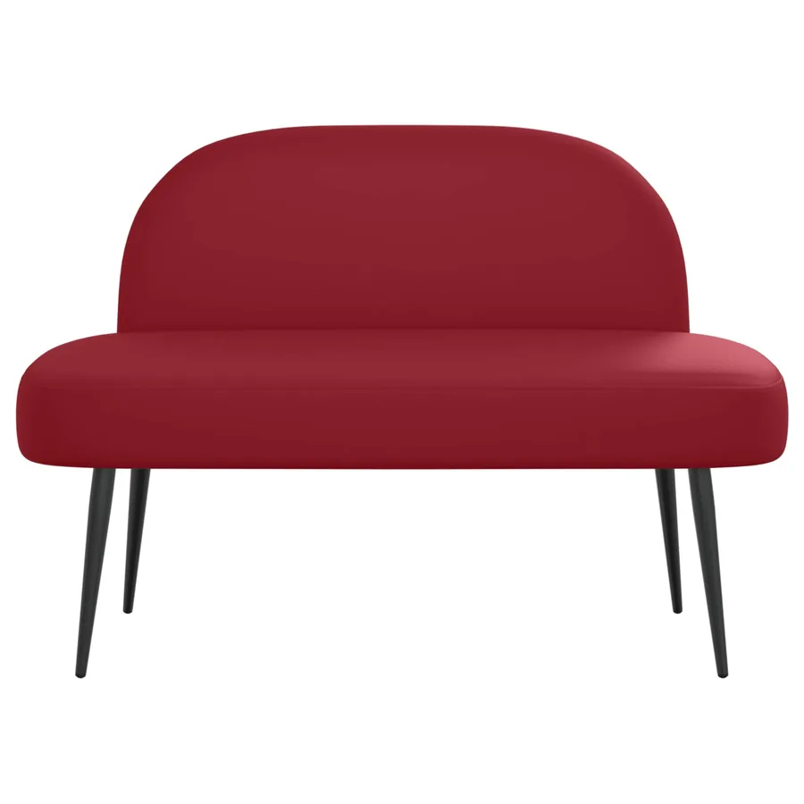 Banc rembourré avec dossier Bordeaux 110 x 60 x 76 cm - 3