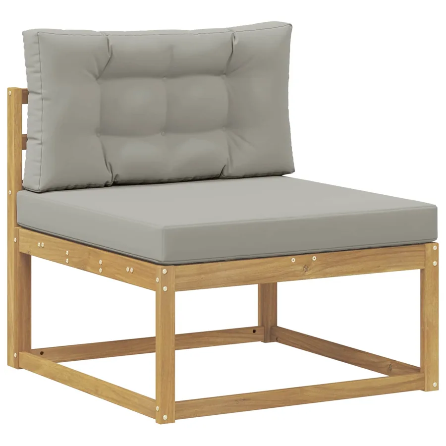 Ensemble de canapés d'extérieur Blanc 79 x 79 x 37 cm Polyester - 4