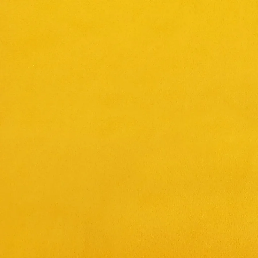 Chaise de détente et repose-pied Jaune moutarde Velours - 6