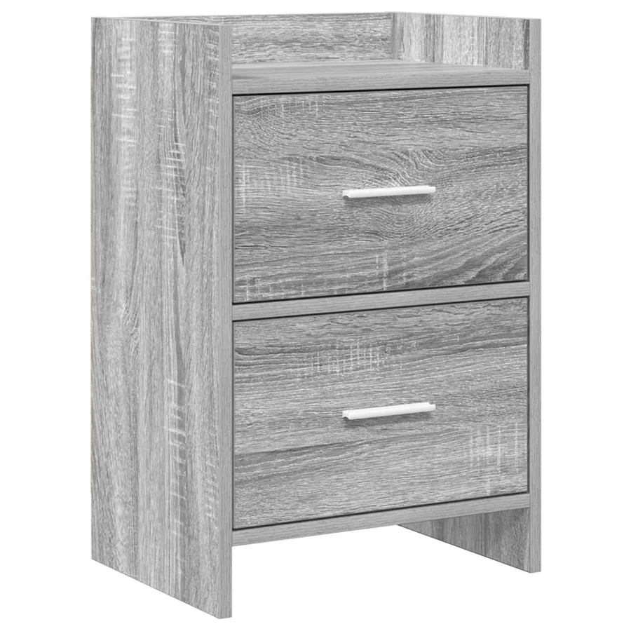 Tables de chevet Sonoma gris 40 x 30 x 60 cm Bois d'ingénierie