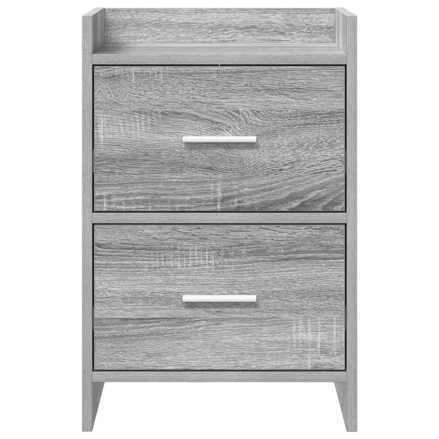 Tables de chevet Sonoma gris 40 x 30 x 60 cm Bois d'ingénierie - 4