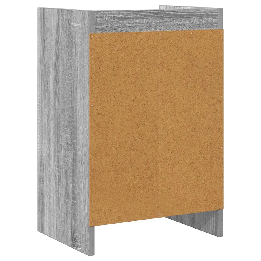Tables de chevet Sonoma gris 40 x 30 x 60 cm Bois d'ingénierie - 6