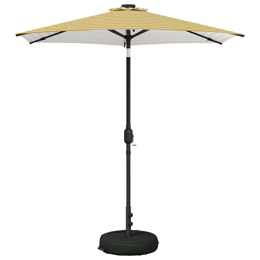 Parasol de jardin avec lumières LED et base 230 x 230 cm - 2