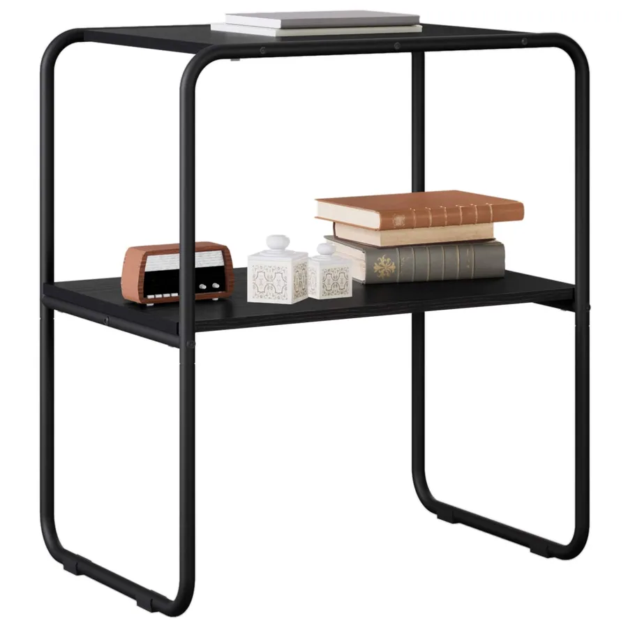 Table console Chêne noir 60 x 42,5 x 70 cm Bois d'ingénierie - 3