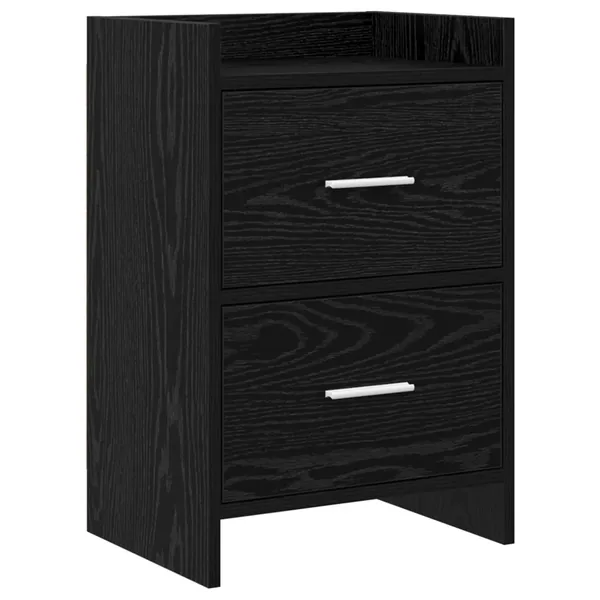 Tables de chevet Chêne noir 40 x 30 x 60 cm Bois d'ingénierie