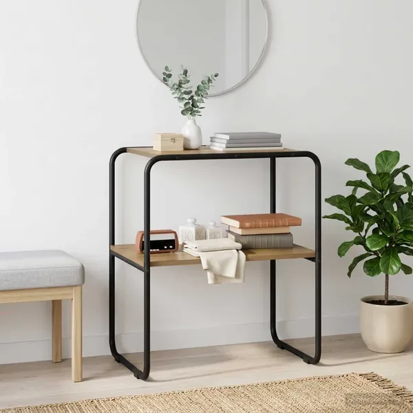 Table console Chêne artisanal 60 x 42,5 x 70 cm
