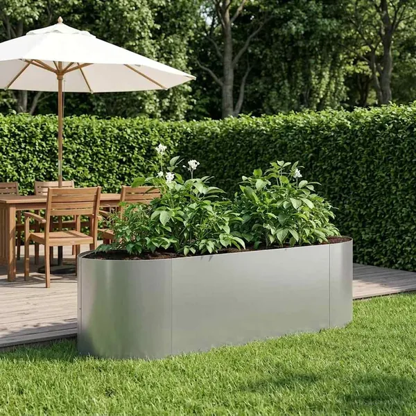 Jardin surélevé Acier galvanisé 140 x 40 x 40 cm Acier
