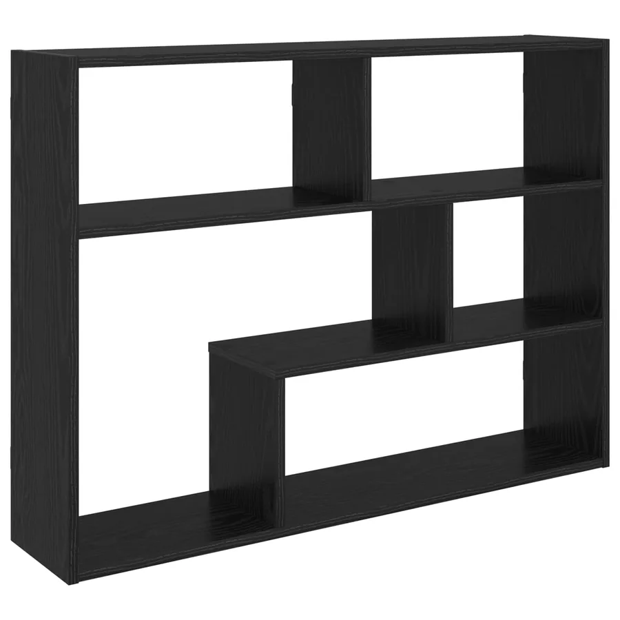 Étagère Murale Montage mural Chêne noir 95 x 20 x 69,5 cm