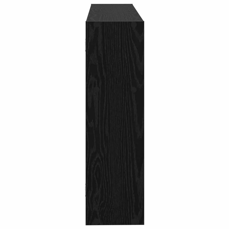 Étagère Murale Montage mural Chêne noir 95 x 20 x 69,5 cm - 4
