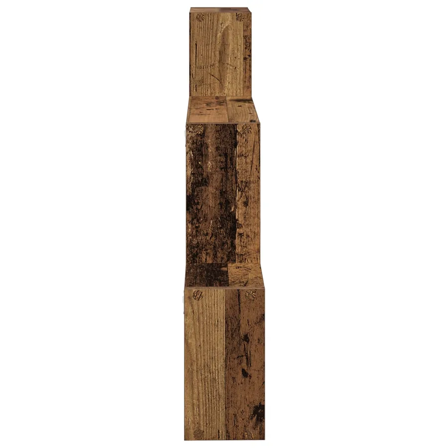 Étagère Murale Montage mural Bois ancien 91,5 x 15 x 76 cm - 4