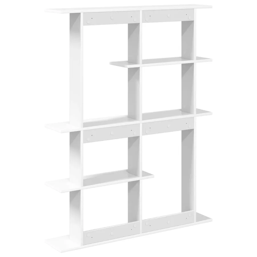 Étagère Murale Blanc 102 x 20 x 130 cm Bois d'ingénierie - 5