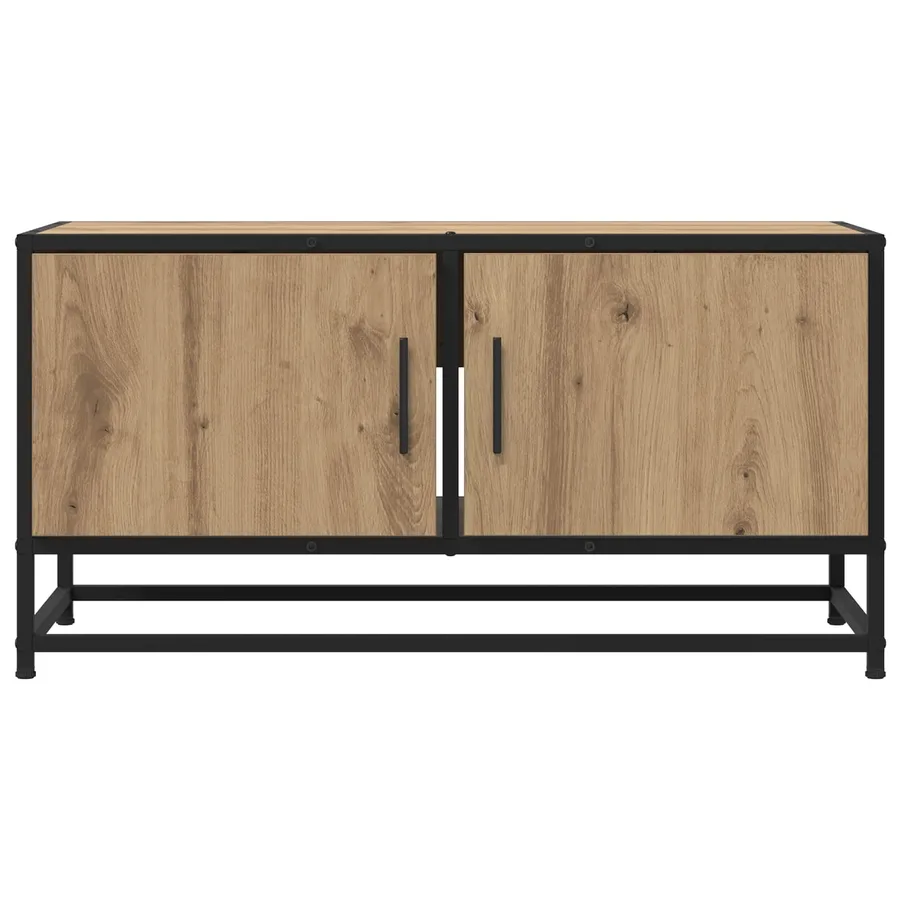 Meuble TV 80 x 34,5 x 40 cm Chêne artisanal Bois d'ingénierie - 5