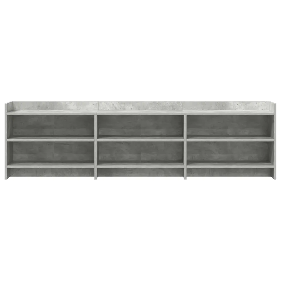 Meuble TV 168 x 33 x 47 cm Gris béton Bois d'ingénierie - 4