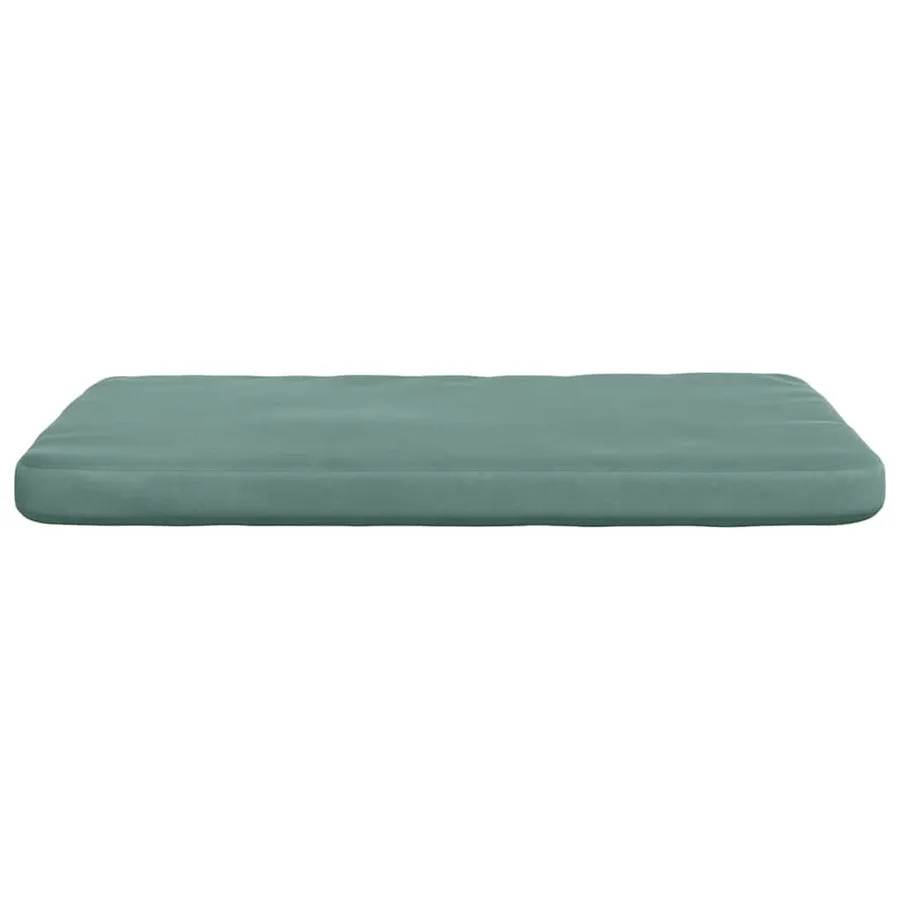 Coussins de siège 4 pcs Vert Mer 40 x 40 x 3 cm Velours - 6