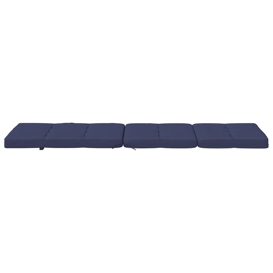 Coussin d'extérieur 2 pcs Bleu marine 180 x 55 x 7 cm Tissu - 6