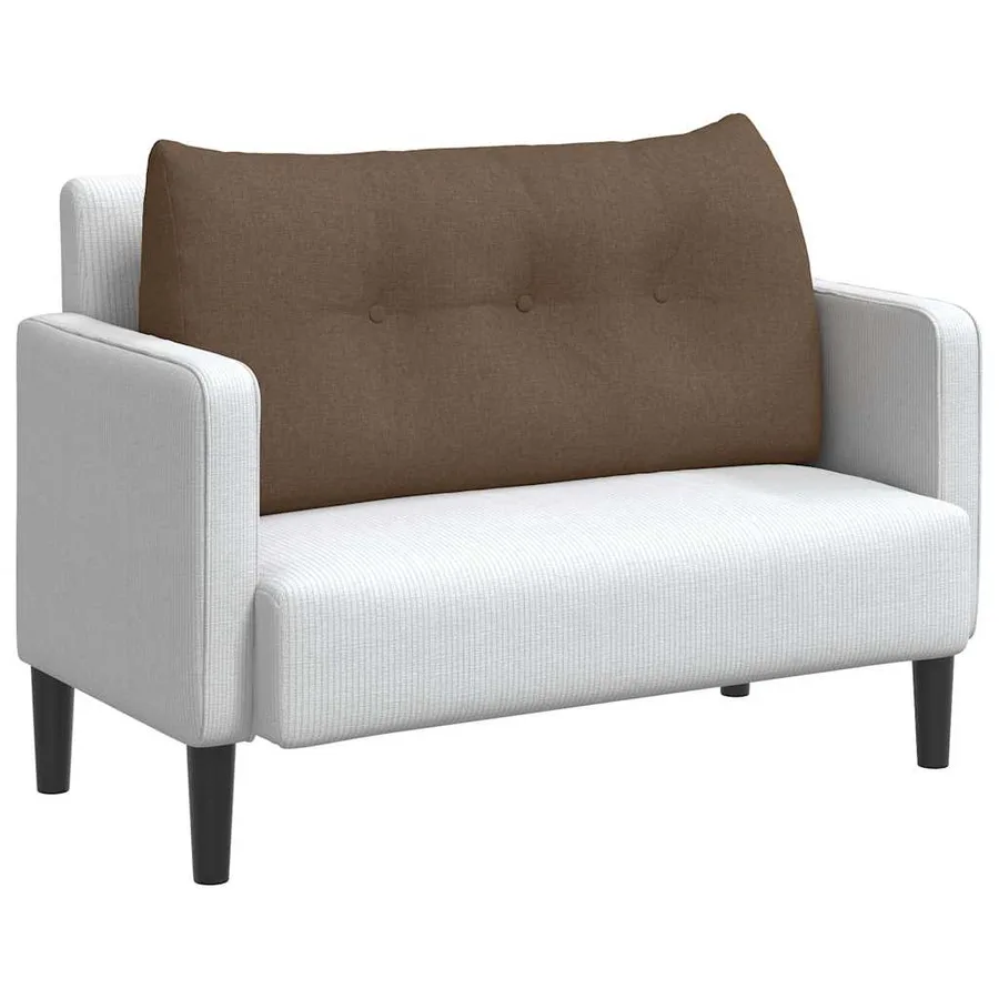 Coussin de Dos Marron 100 x 24 x 50 cm tissu - 3