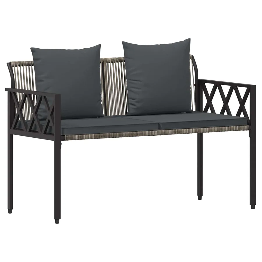 Bancs d'extérieur 2 -Seater 116 x 56 x 75 cm polyrotin - 2