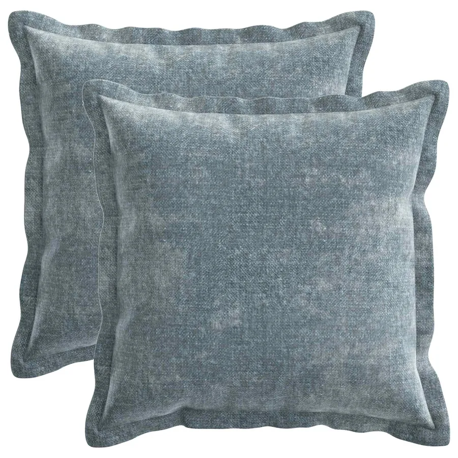 Housse de coussin 2 pcs HOUTEN Bleu clair 50 x 50 cm
