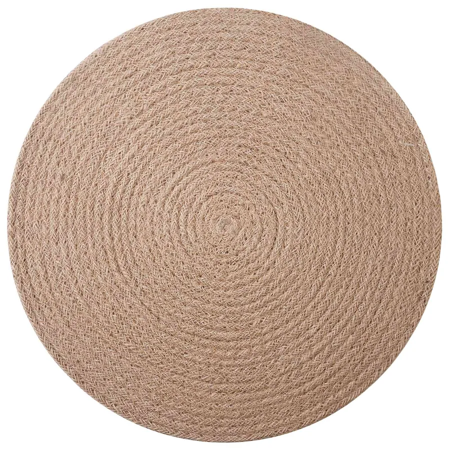 Placemets en jute 12 pcs Naturel Ø 30 cm 100 % jute Tossa - 3