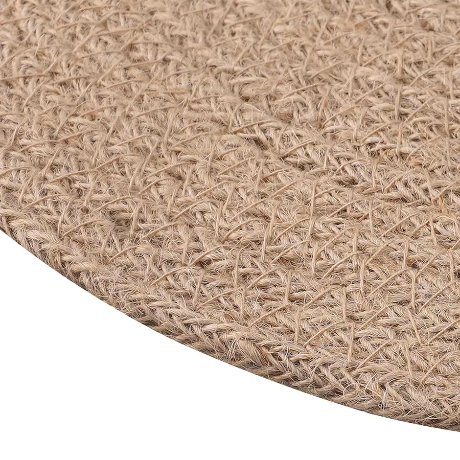 Placemets en jute 12 pcs Naturel Ø 30 cm 100 % jute Tossa - 4