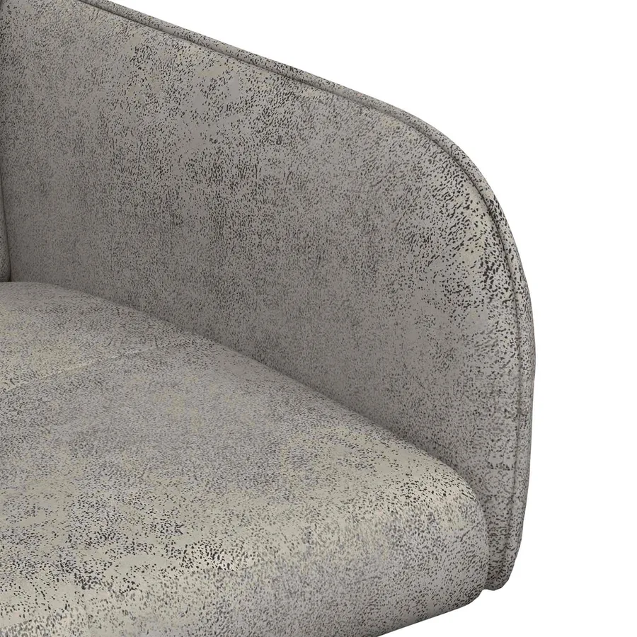 Chaises de salle à manger 4 pcs Simili daim Gris clair - 6