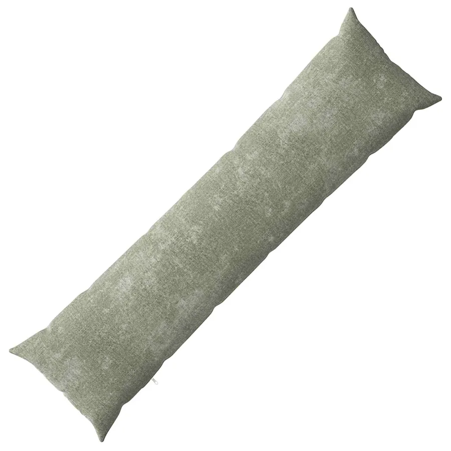 Housse de coussin HEERLEN Vert 40 x 145 cm Tissu Chenille