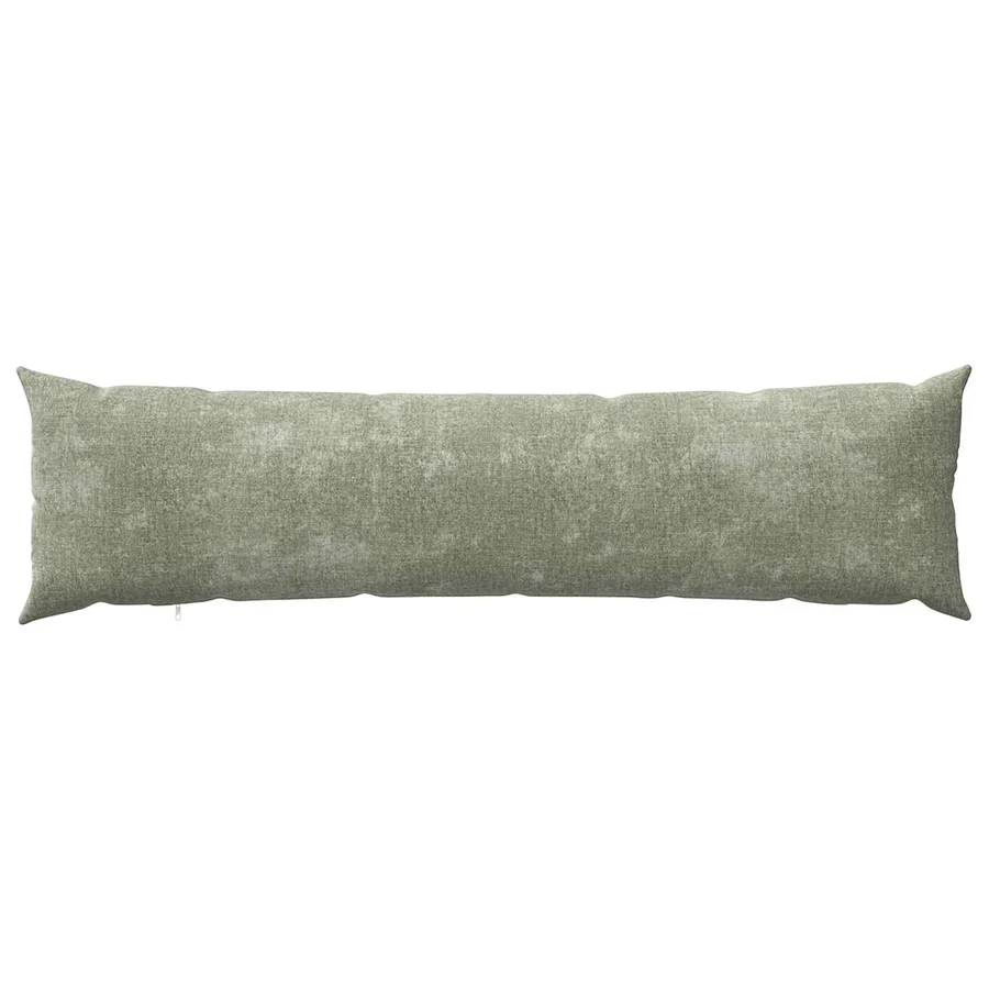 Housse de coussin HEERLEN Vert 40 x 145 cm Tissu Chenille - 2