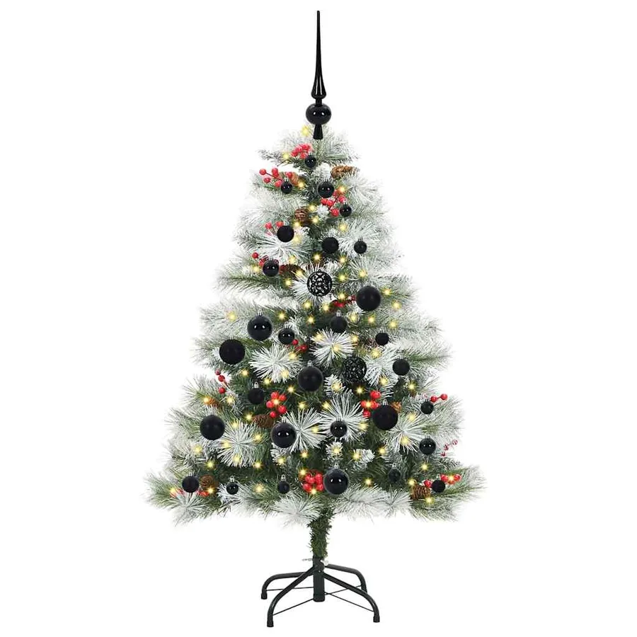Sapin de Noël artificiel Vert et blanc 120 cm - 3