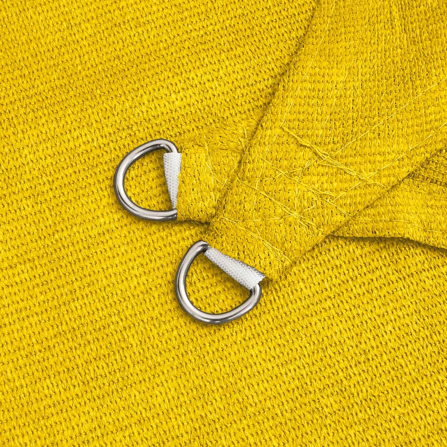 Voile d'ombre Jaune 2 x 2 x 2 m HDPE - 3