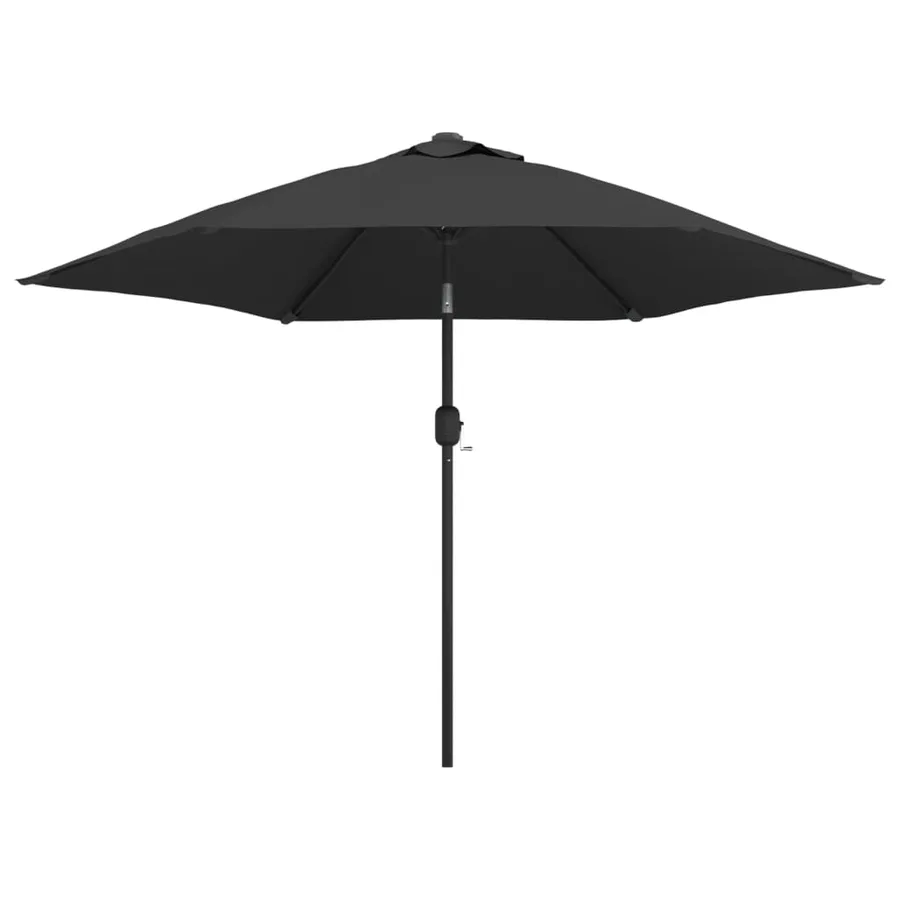 Parasol d'extérieur avec poteau en métal 300 cm Anthracite - 2