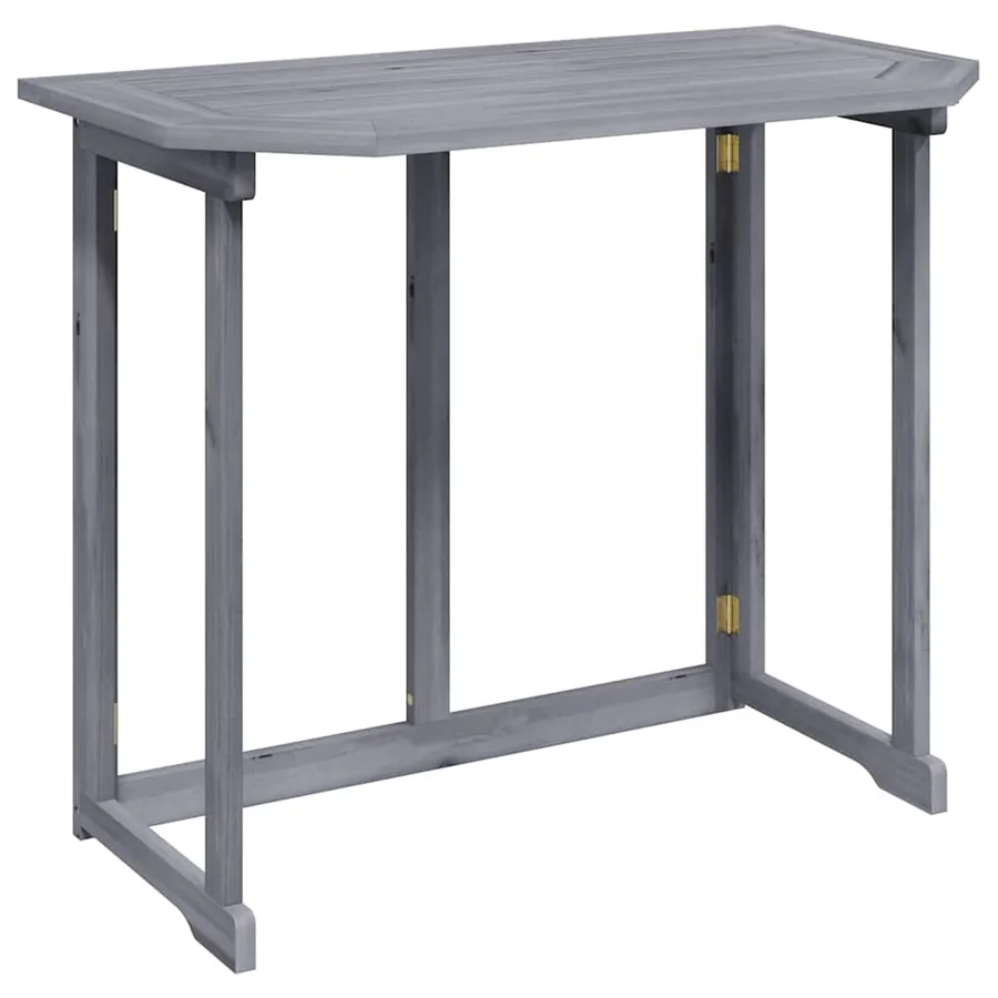Table pliable de balcon 90x50x74 cm Bois d'acacia massif