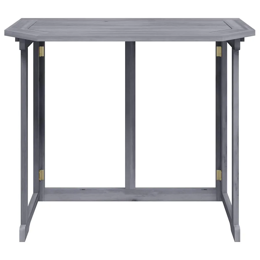 Table pliable de balcon 90x50x74 cm Bois d'acacia massif - 2