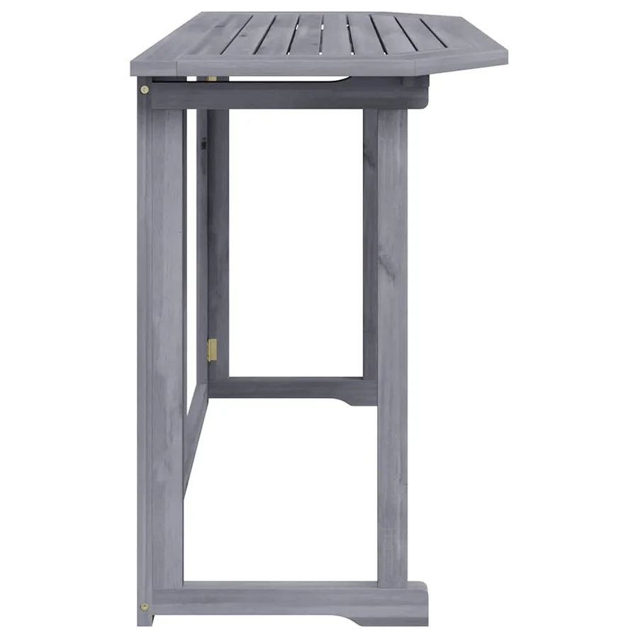 Table pliable de balcon 90x50x74 cm Bois d'acacia massif - 4