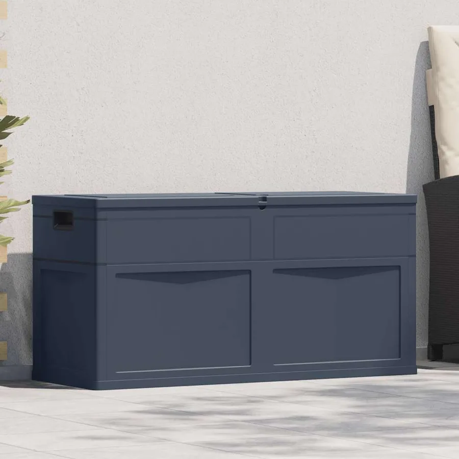 Boîte de rangement de jardin 320 L Noir - 2